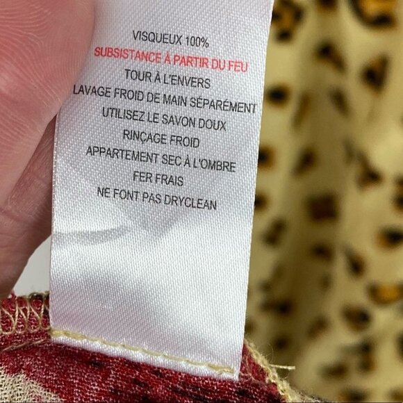 Revolve MinkPink Maxi Dress Wild Thing Leopard Print Ombre Bohemian Size XS Boho - Picture 13 of 13